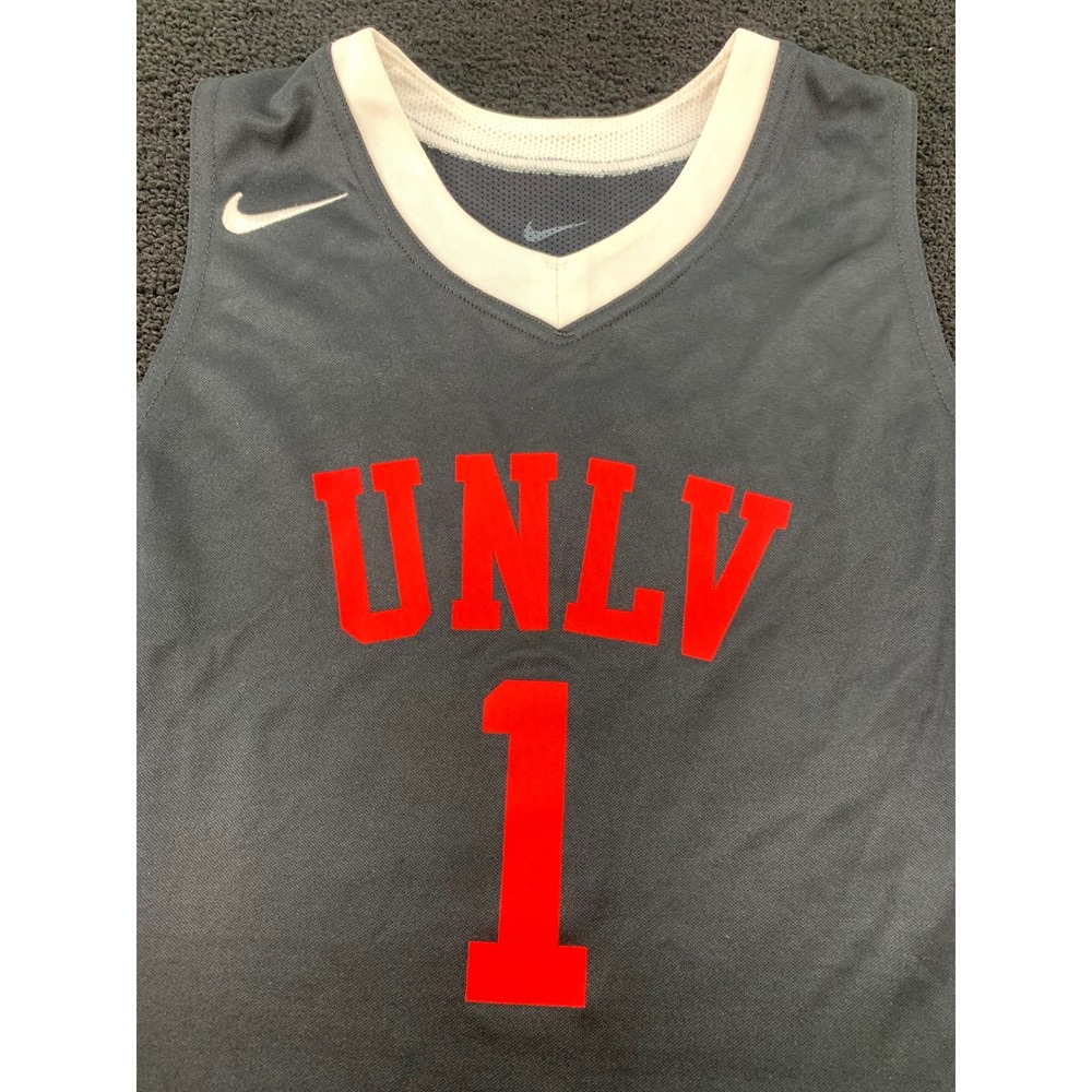 Nike UNLV Rebels Basketball Jersey Womens Size Medium M Black Red Dri-Fit - Picture 3 of 9